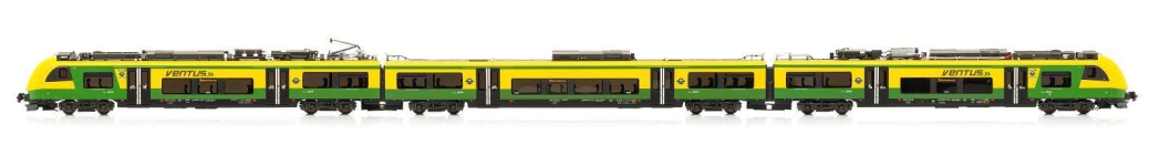 Jägerndorfer JC73302 - N - 3-tlg. Triebzug Rh 4746 Desiro, GySEV, Ep. VI - DC-Sound